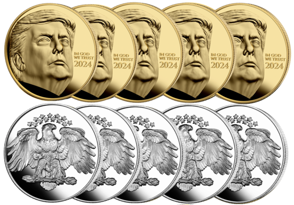 Trump 2024 Silver & Gold Coin
