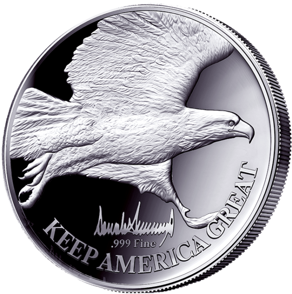 Trump Eagle Silver Coin 2020