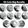 50 Silver Coins Bundle