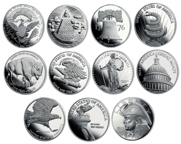 Silver Patriot Trump Bulk Coins