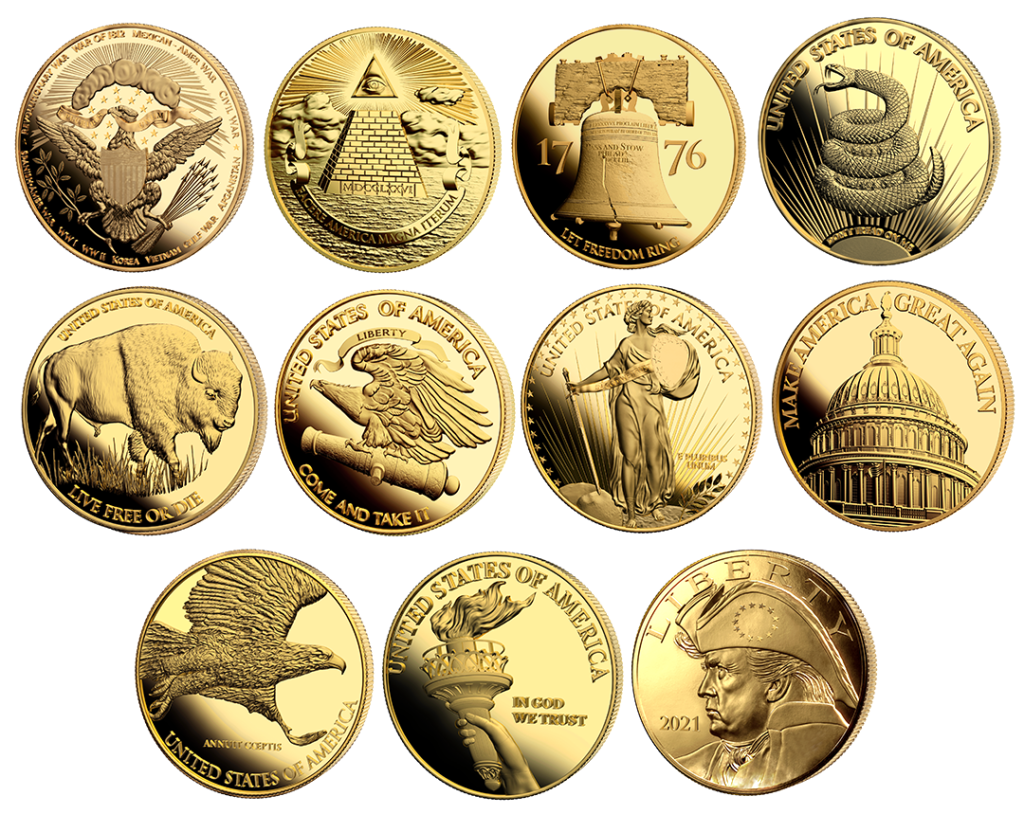 trump bulk gold coins