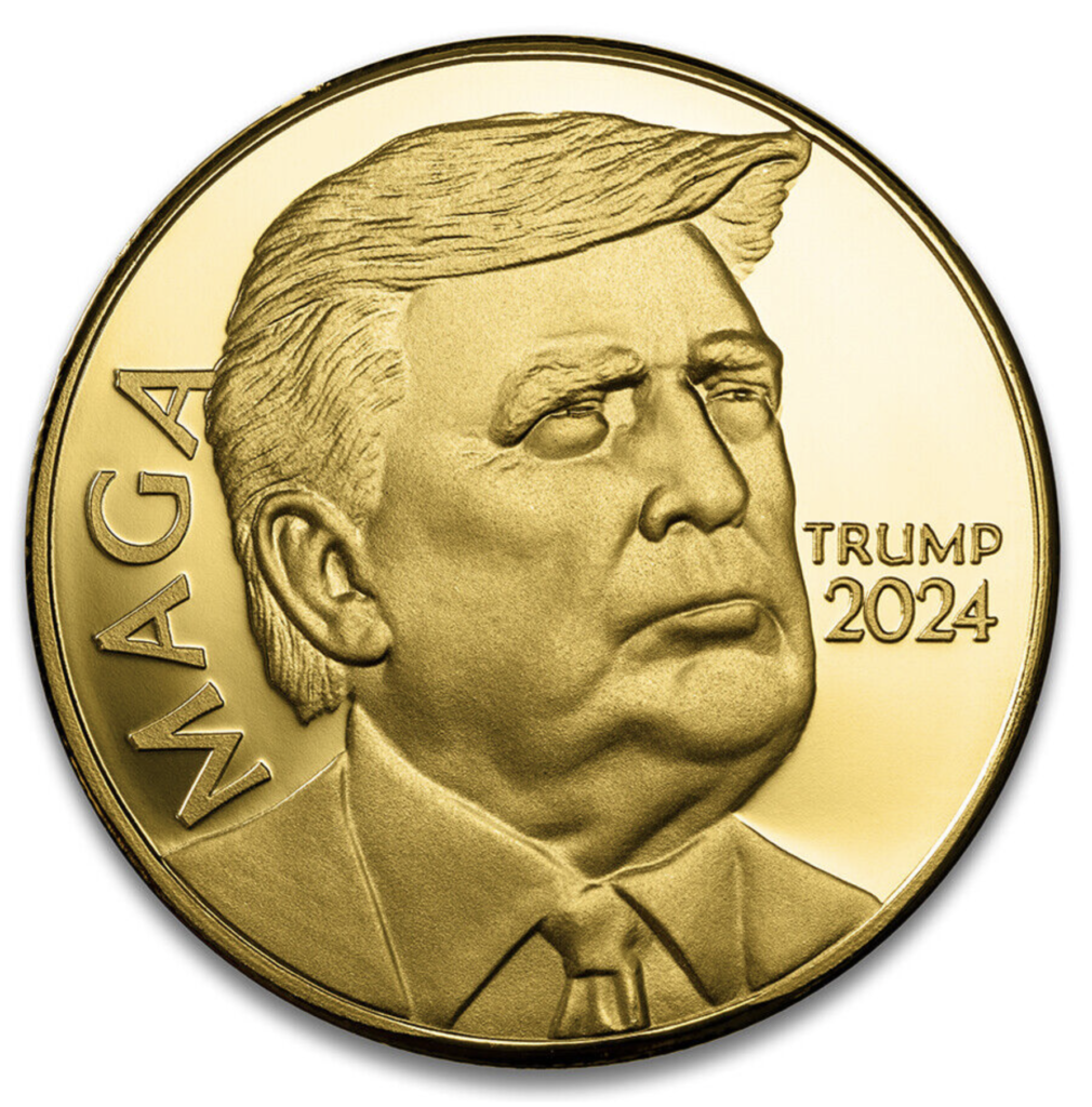 Trump Gilded MAGA Coin