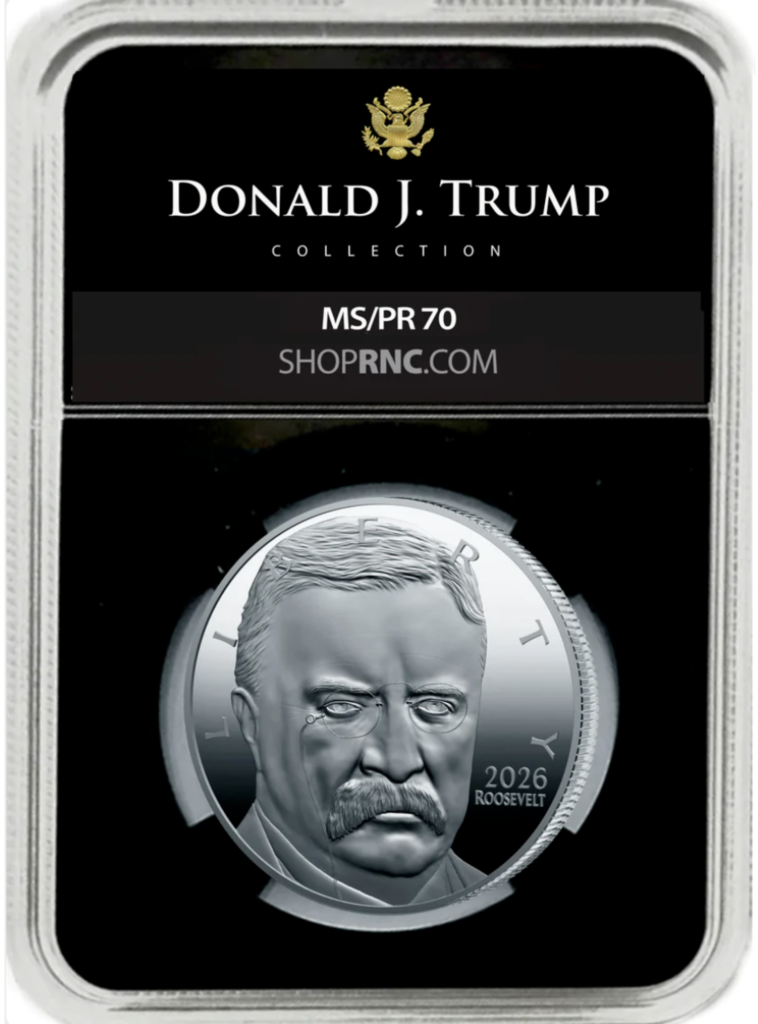 Theodore Roosevelt America 250th Anniversary Coin