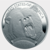 Ronald Reagan The Grizzly Bear Silver Coin