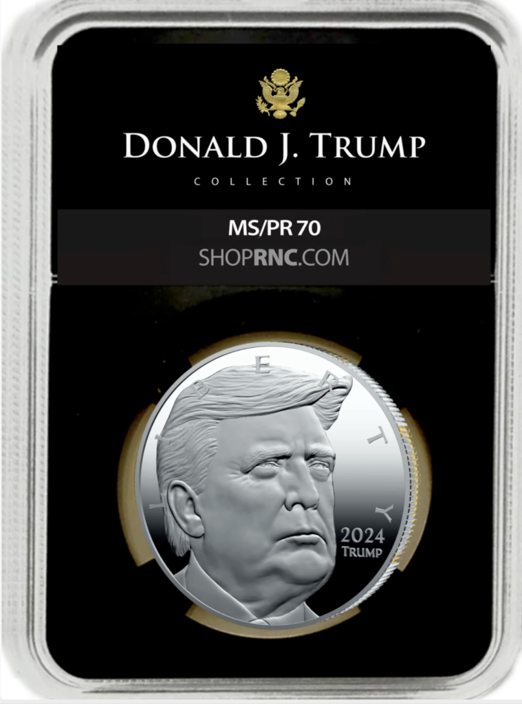 Donald Trump Silver Coin 250th anniversary